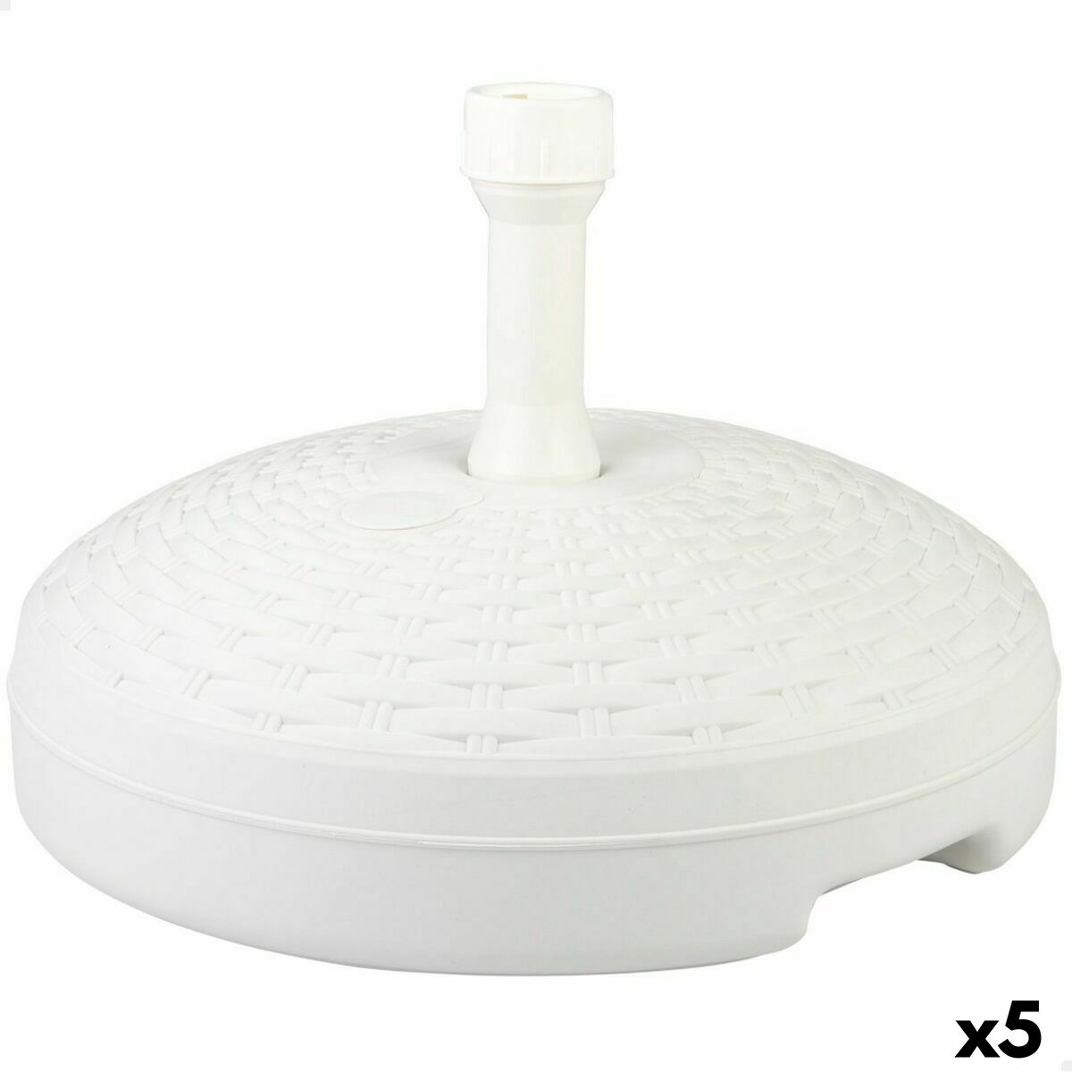 Parasollfot Aktive Vit Plast 45 x 30 x 45 cm (5 antal)