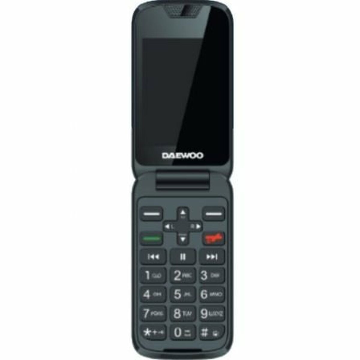 Mobiltelefon för seniorer Daewoo 2,8" 32 GB Svart