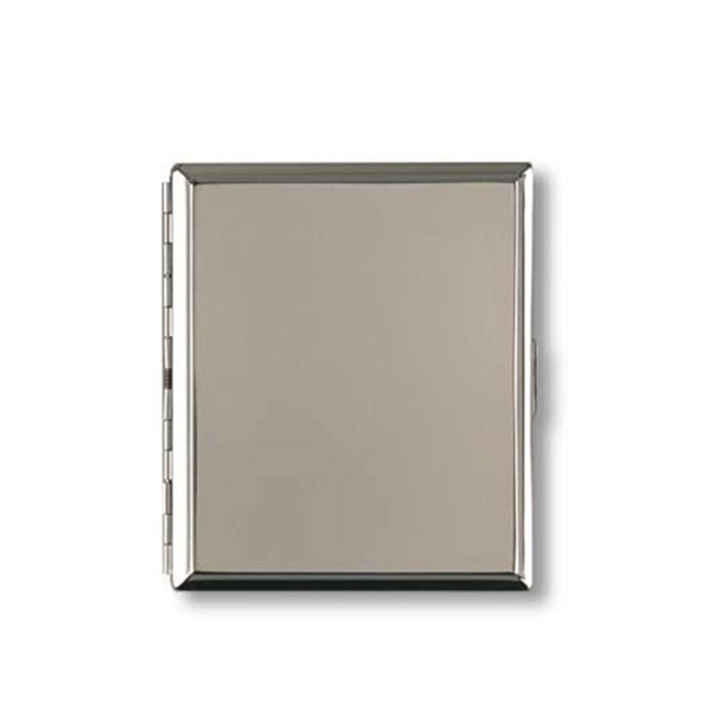 Cigarett etui crome Högblank 18 cig bygel