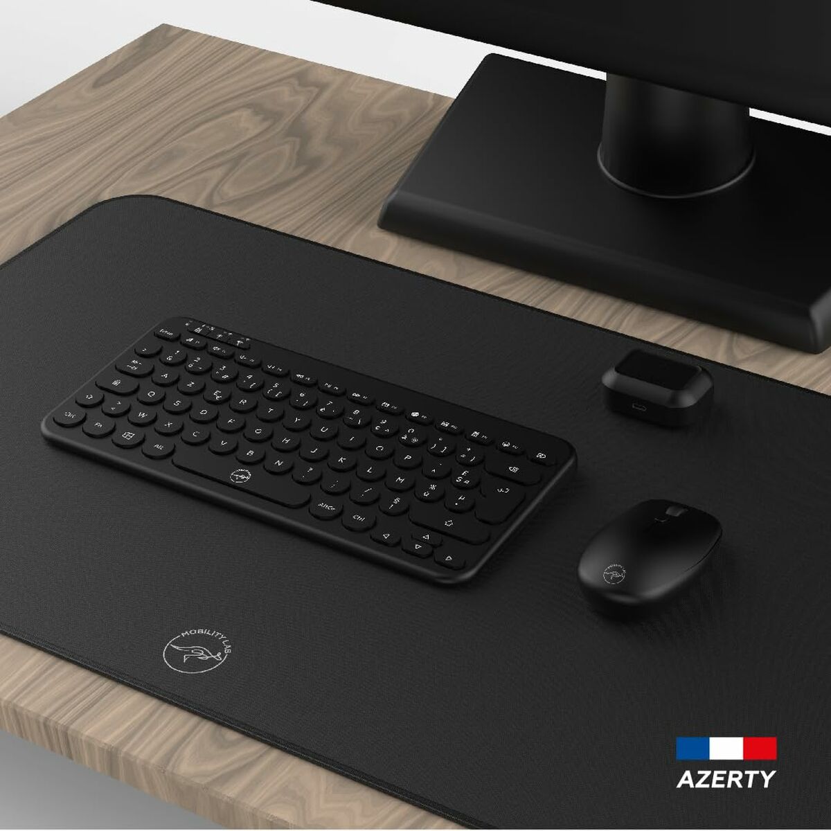 Tangentbord och Mus Mobility Lab CP420W Mini Svart AZERTY - 2