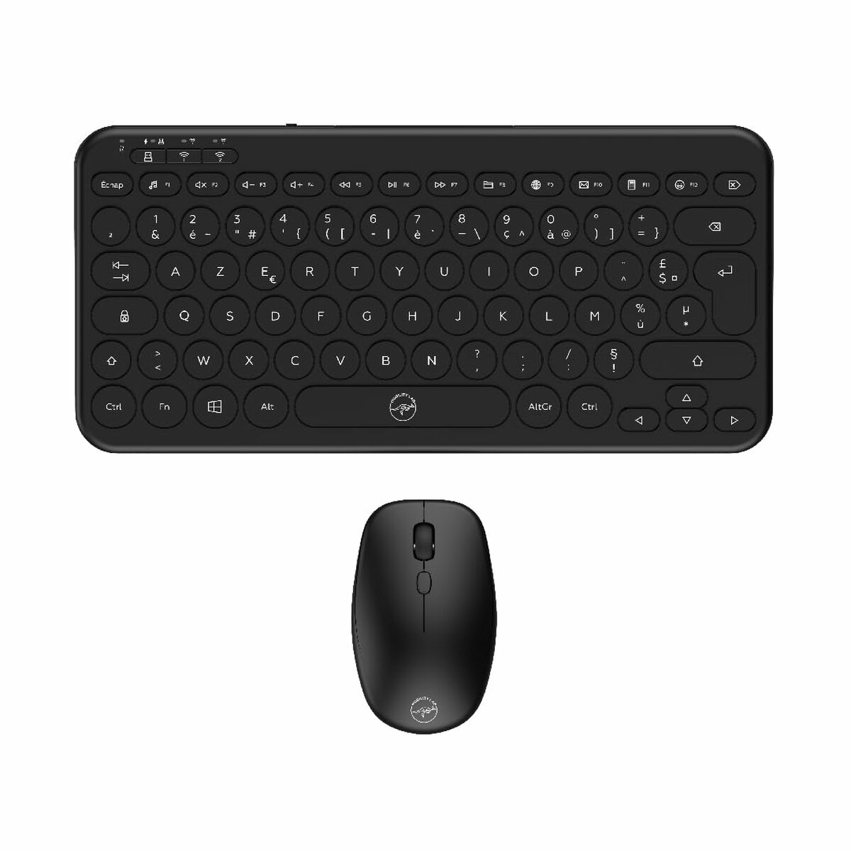 Tangentbord och Mus Mobility Lab CP420W Mini Svart AZERTY