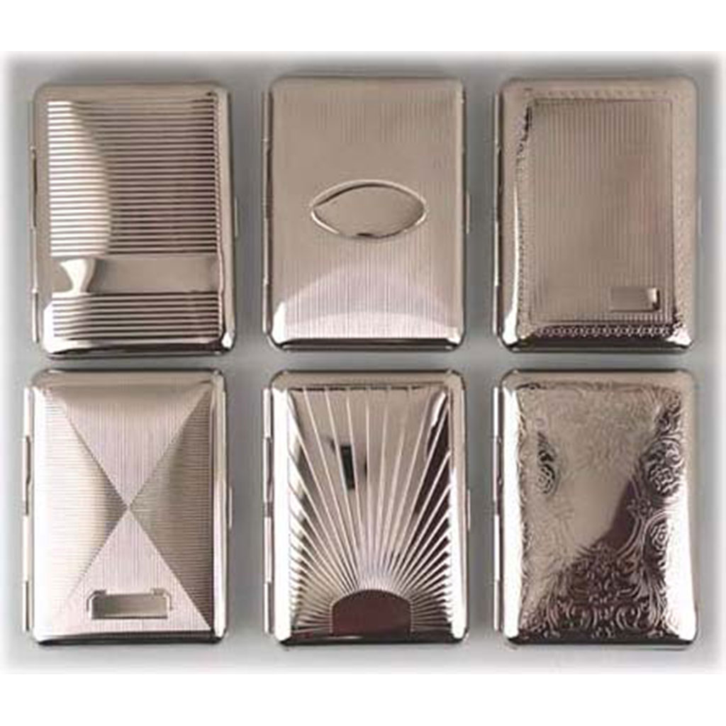 Cigarette Metall etui liten LYX (6x)