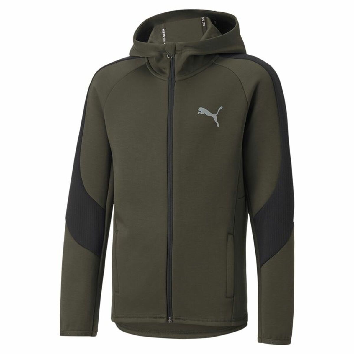Sportjacka, Barn Puma Evostripe Mörkgrön - 3