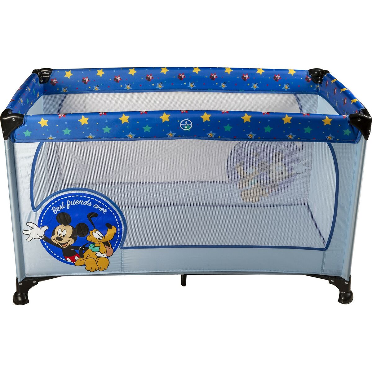 Resesäng för bebis Mickey Mouse CZ10607 120 x 65 x 76 cm Blå