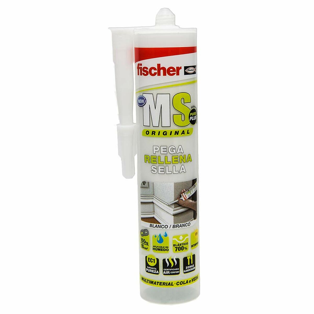 Förseglare/självhäftning Fischer Ms Vit 290 ml - 5
