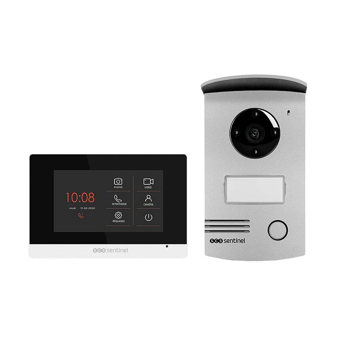 Smart interntelefon med video SCS SENTINEL Visiodoor 4.3 Aluminium - 5