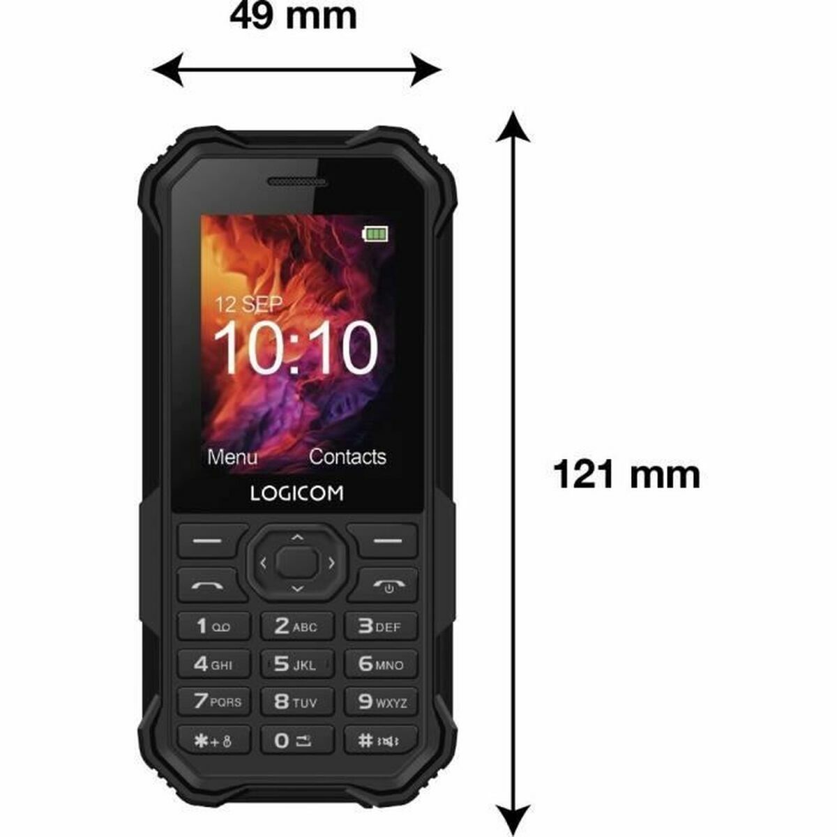 Mobiltelefon Logicom XTREM 40 Svart 2,4" - 4