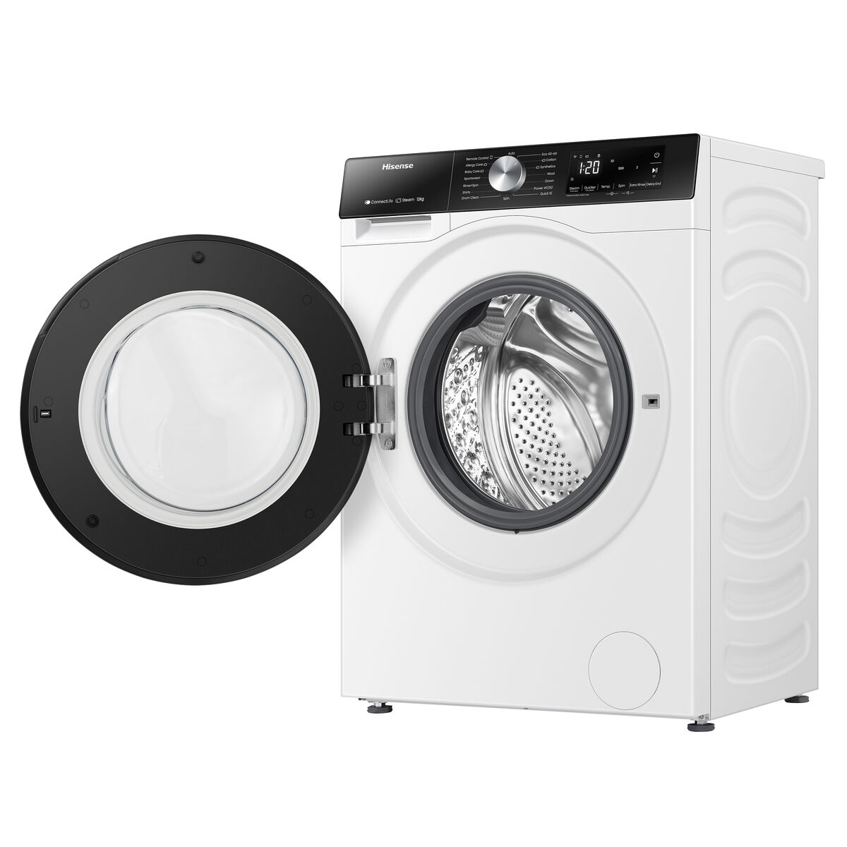 Tvättmaskin Hisense WF3S1243BW3 60 cm 1400 rpm 12 kg - 2