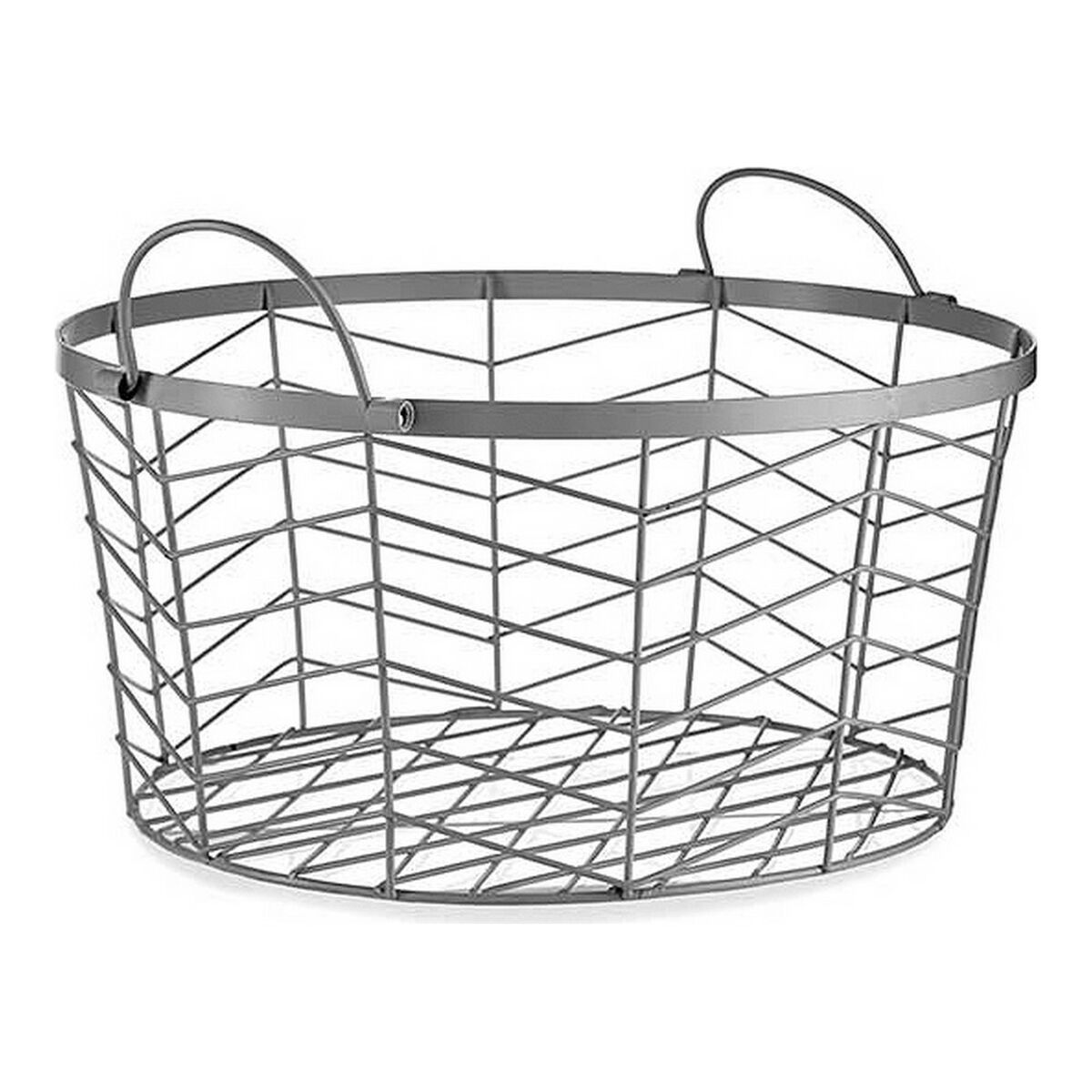 Korgset Gift Decor Silvrig Silver Metall 3 Delar (3 antal) - 10