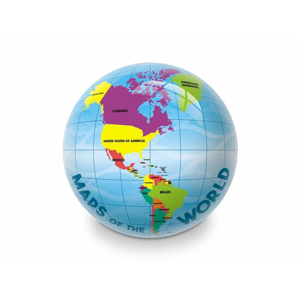 Boll Unice Toys World Map Ø 23 cm PVC - 8
