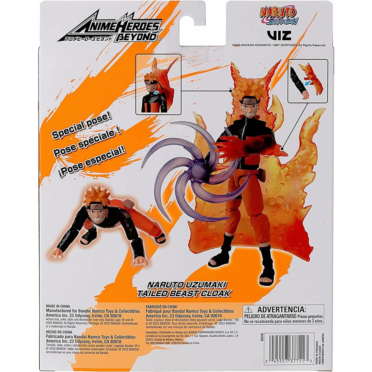 Ledad figur Bandai Naruto Uzumaki 17 cm - 4