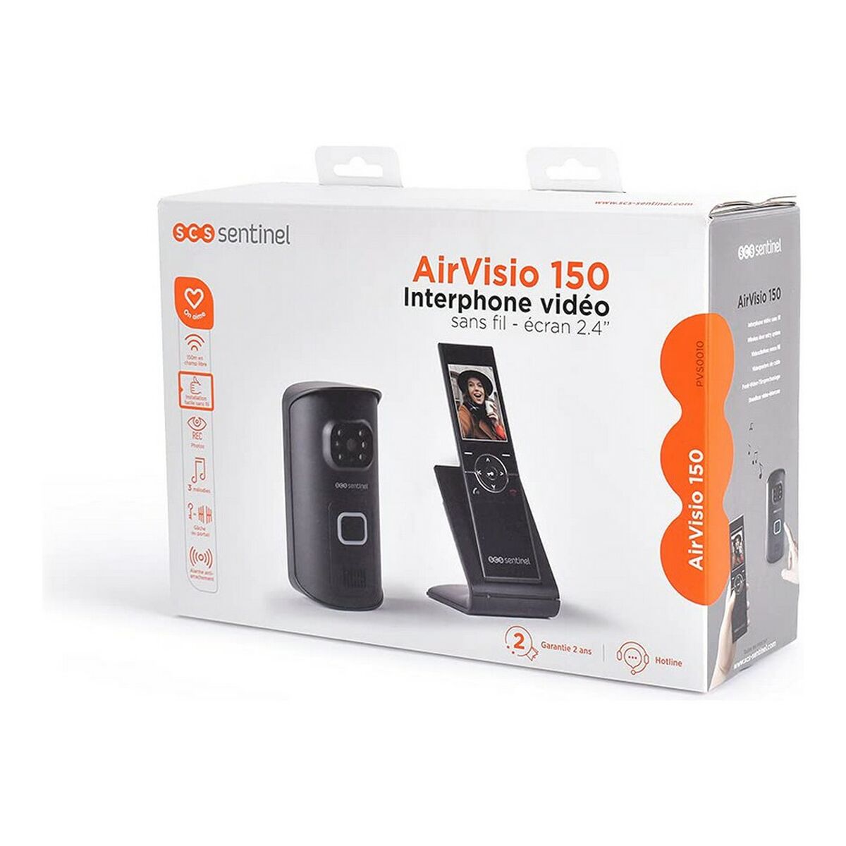 Smart interntelefon med video SCS SENTINEL AirVisio 150 Svart - 2