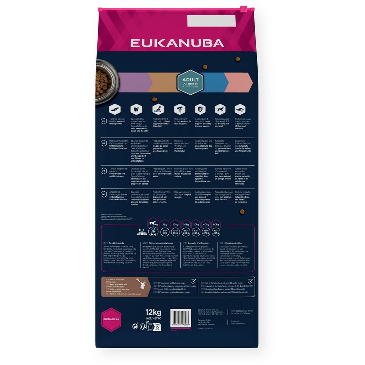 Foder Eukanuba Venison Kalvkött 12 kg - 2