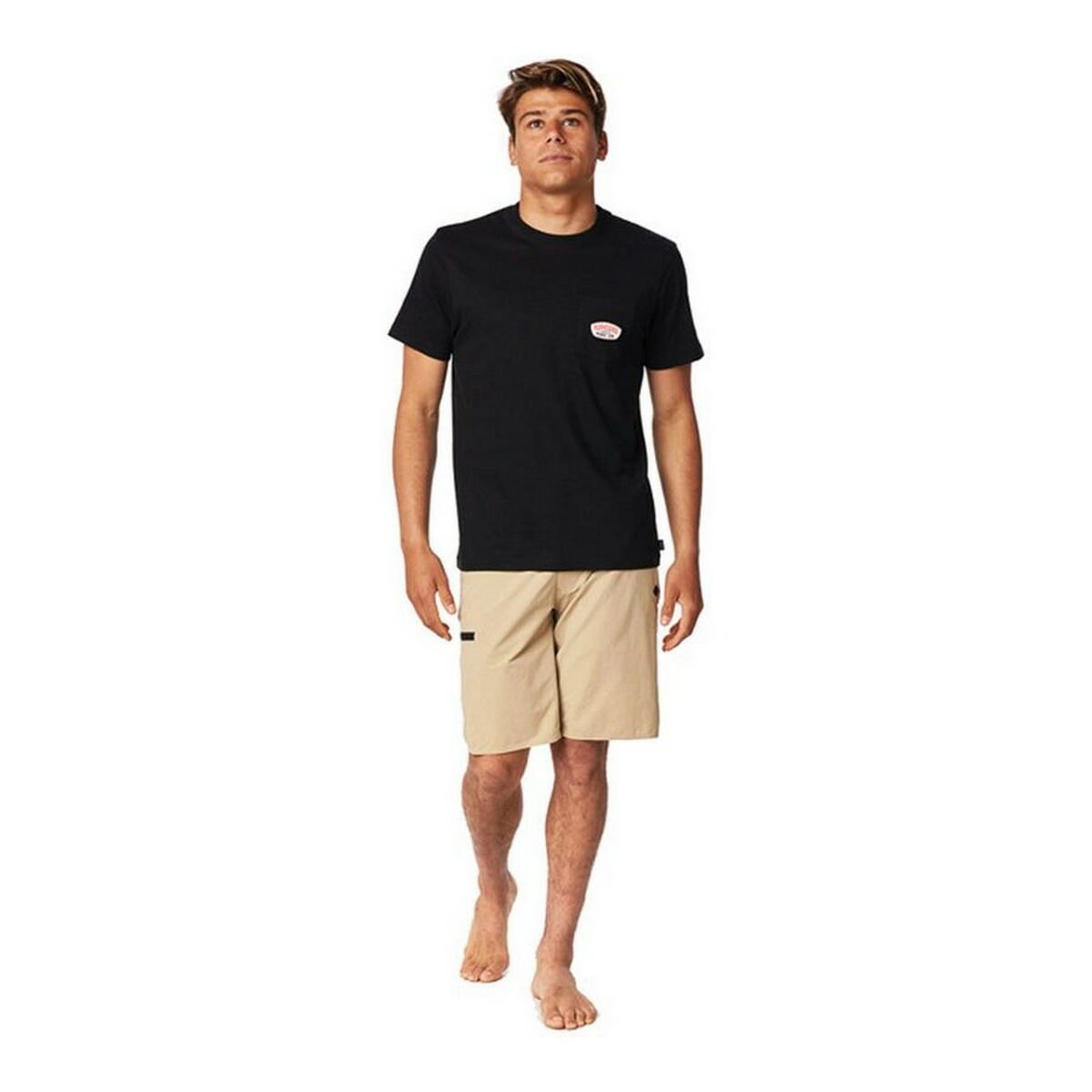 T-shirt med kortärm Herr Rip Curl Badge M - 3