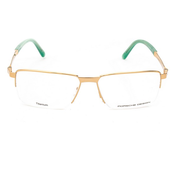 Glasögonbågar Porsche P8251-E Gyllene ø 56 mm - 3