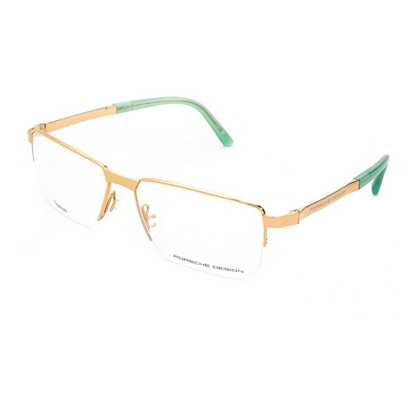 Glasögonbågar Porsche P8251-E Gyllene ø 56 mm