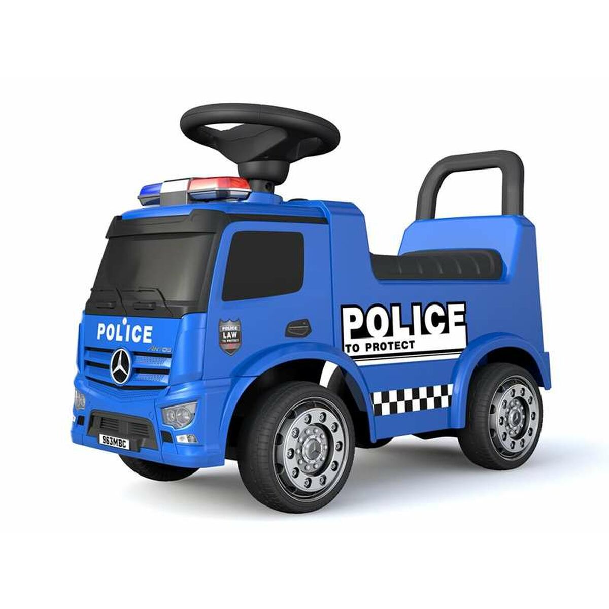 Trehjuling Injusa Mercedes Police Blå 28.5 x 45 cm - 2
