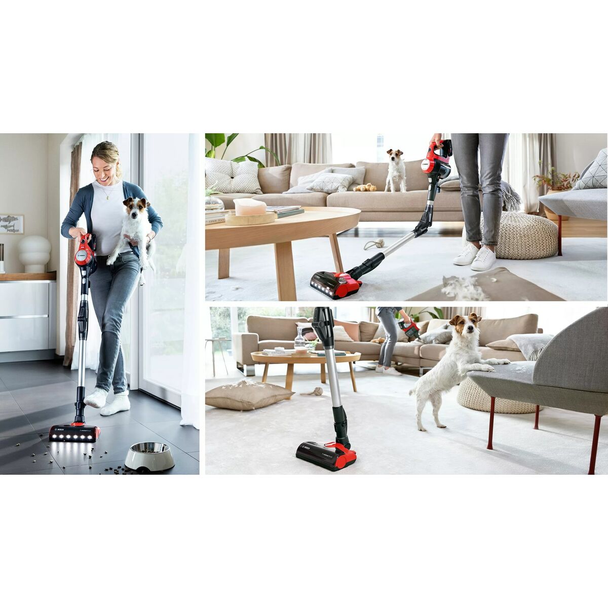 Sladdlös Dammsugare BOSCH BCS711PET - 6