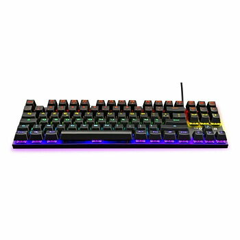 Gaming Tangentbord/ OR: Speltangentbord The G-Lab Mercury AZERTY Franska Svart