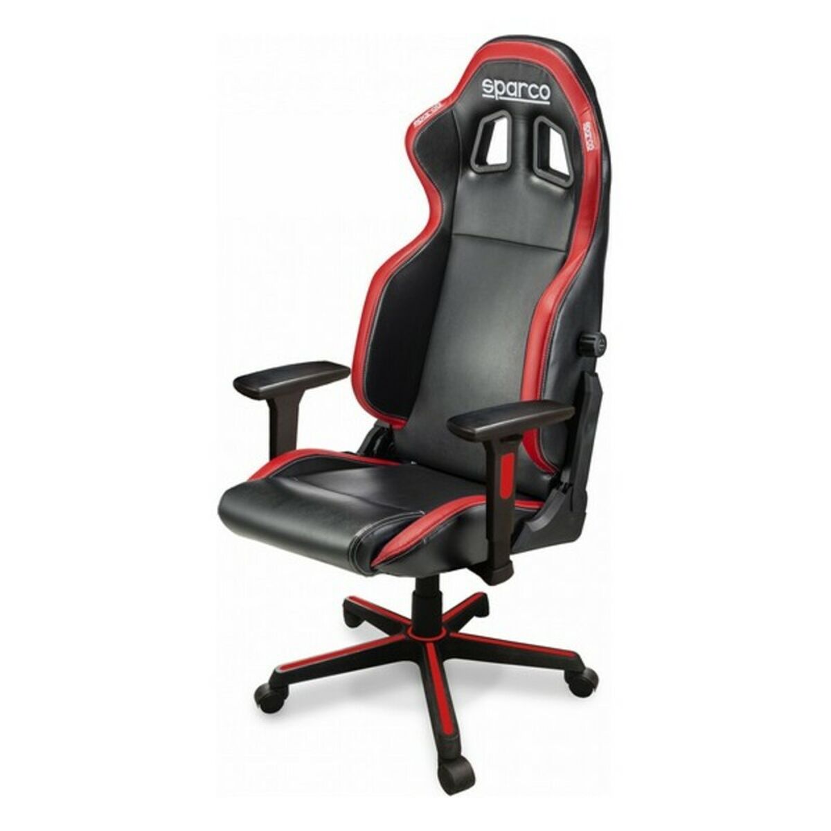 Spelstol Sparco S00998NRRS Svart Röd/Svart - 7
