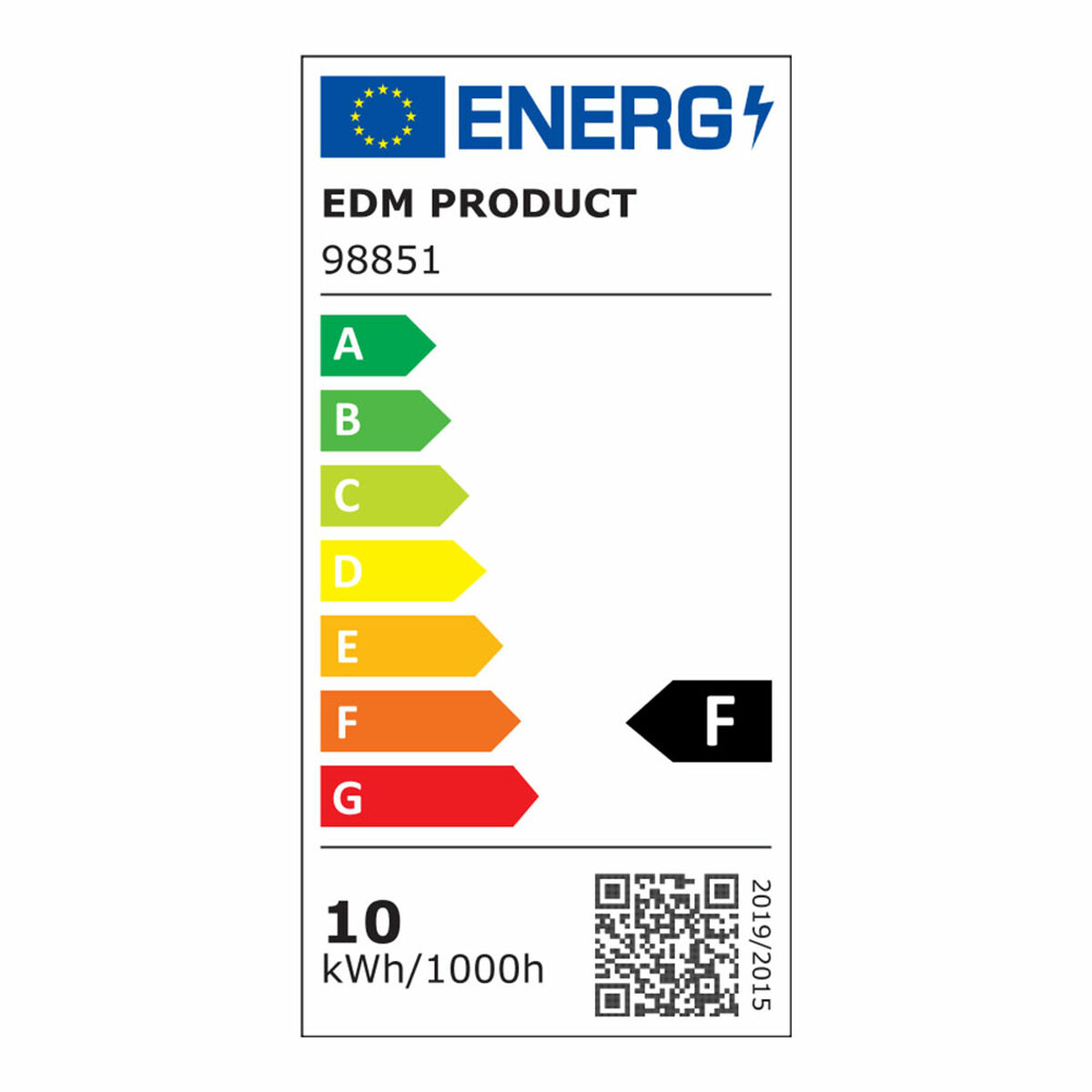 LED-lampa EDM 98851 60 W 73 W 10 W E27 1020 Lm Ø 5,9 x 11 cm (6400 K) - 4