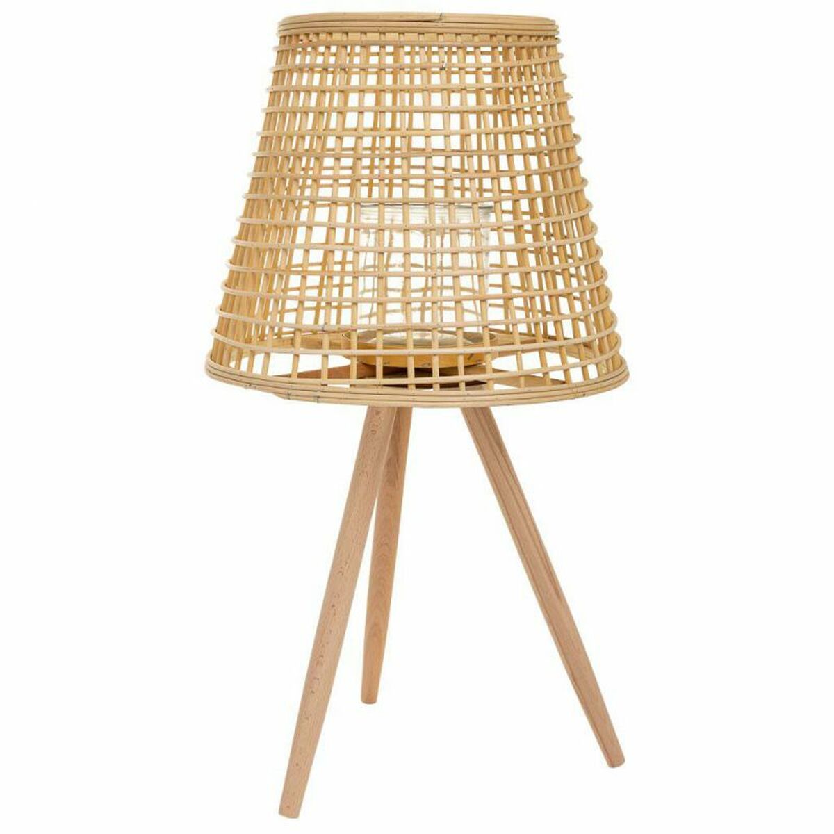Lykta Alexandra House Living Naturell Bambu Rattan 36 x 64 x 36 cm - 3