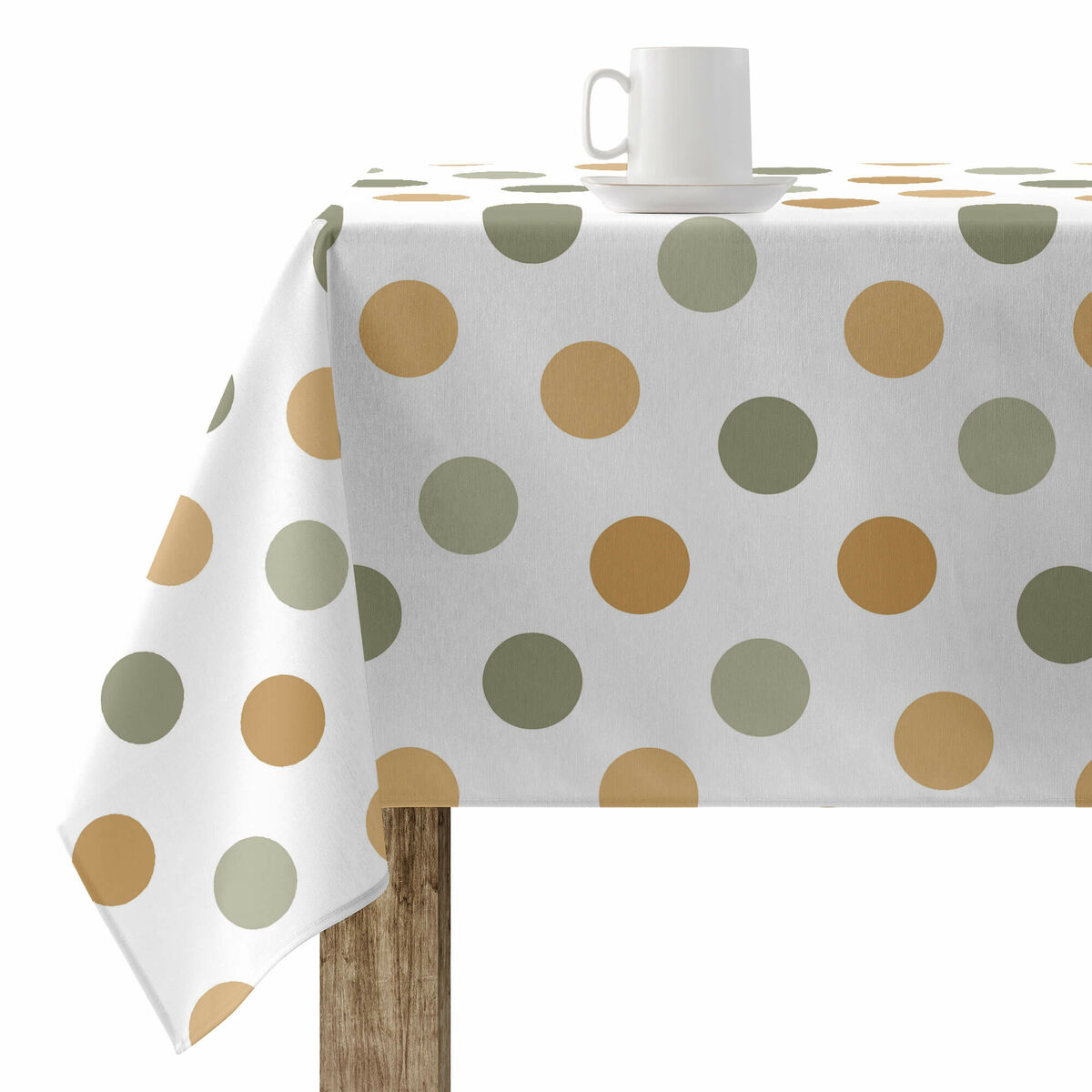 Fläckresistent bordsduk Belum 0120-309 Multicolour 100 x 150 cm Cirklar