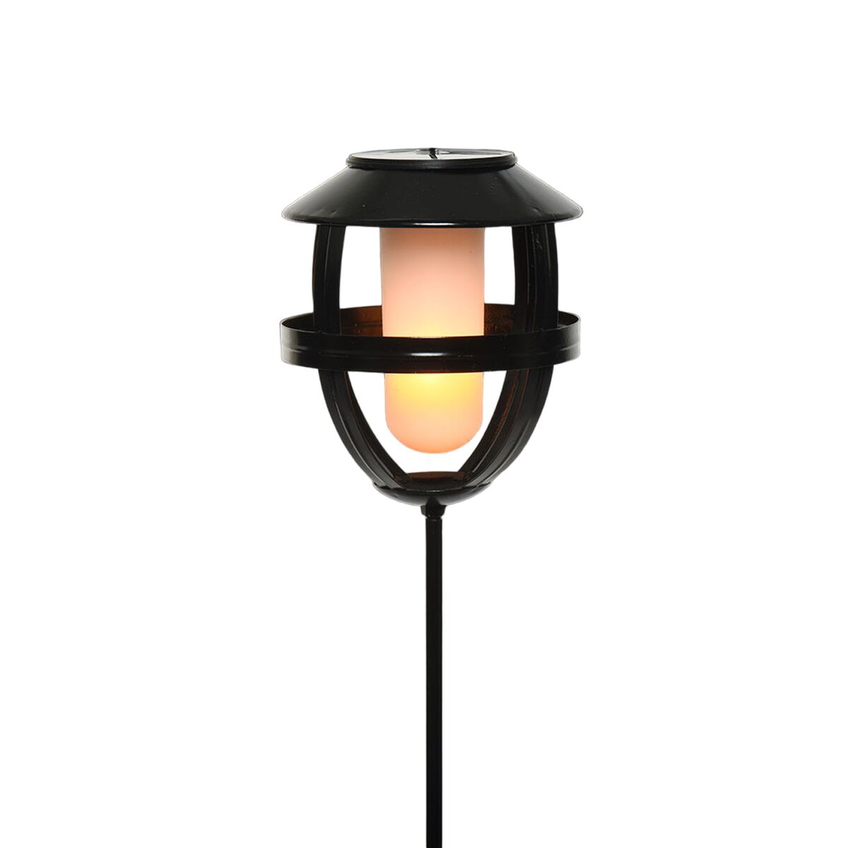Sollampa Lumineo 898216 Svart Järn 63 cm Eldslågeeffekt Fackla - 3