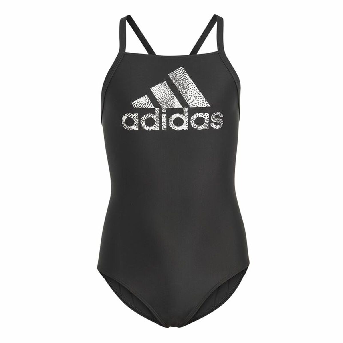 Baddräkt, Flickor Adidas Big Logo Svart