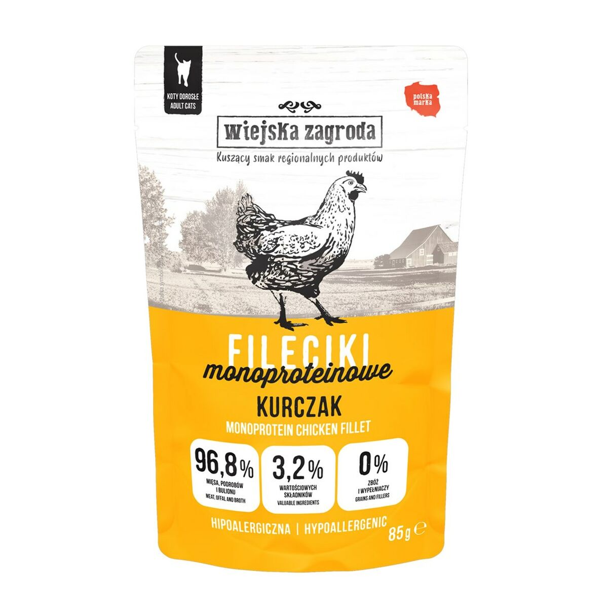 Kattmat WIEJSKA ZAGRODA Kyckling 85 g