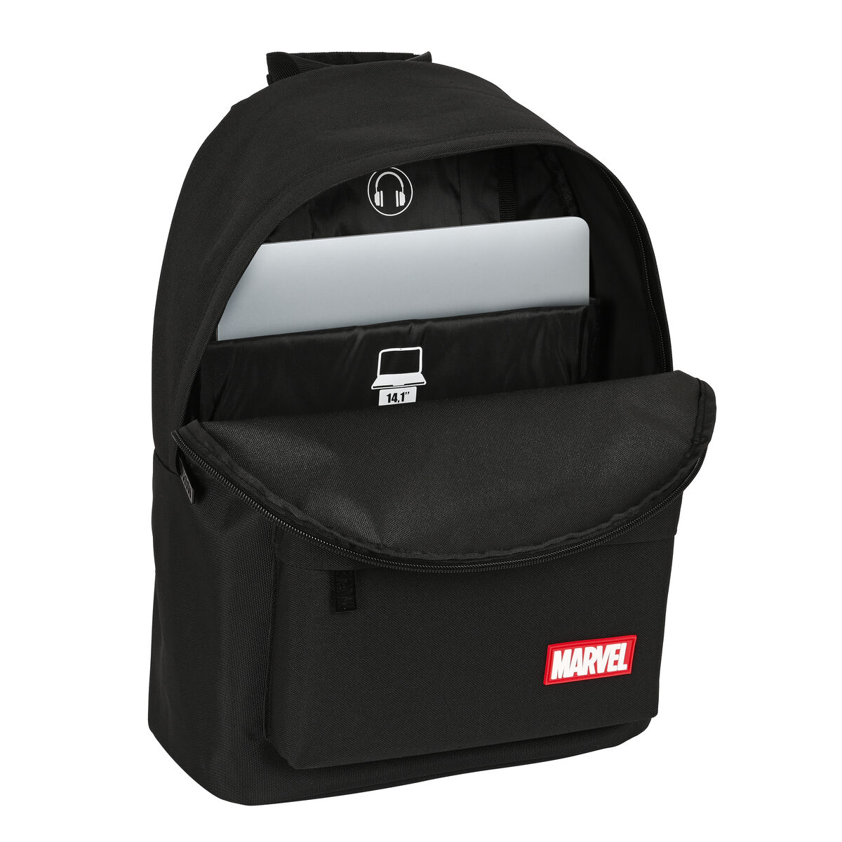 Laptopryggsäck Marvel 14,1'' Svart - 4