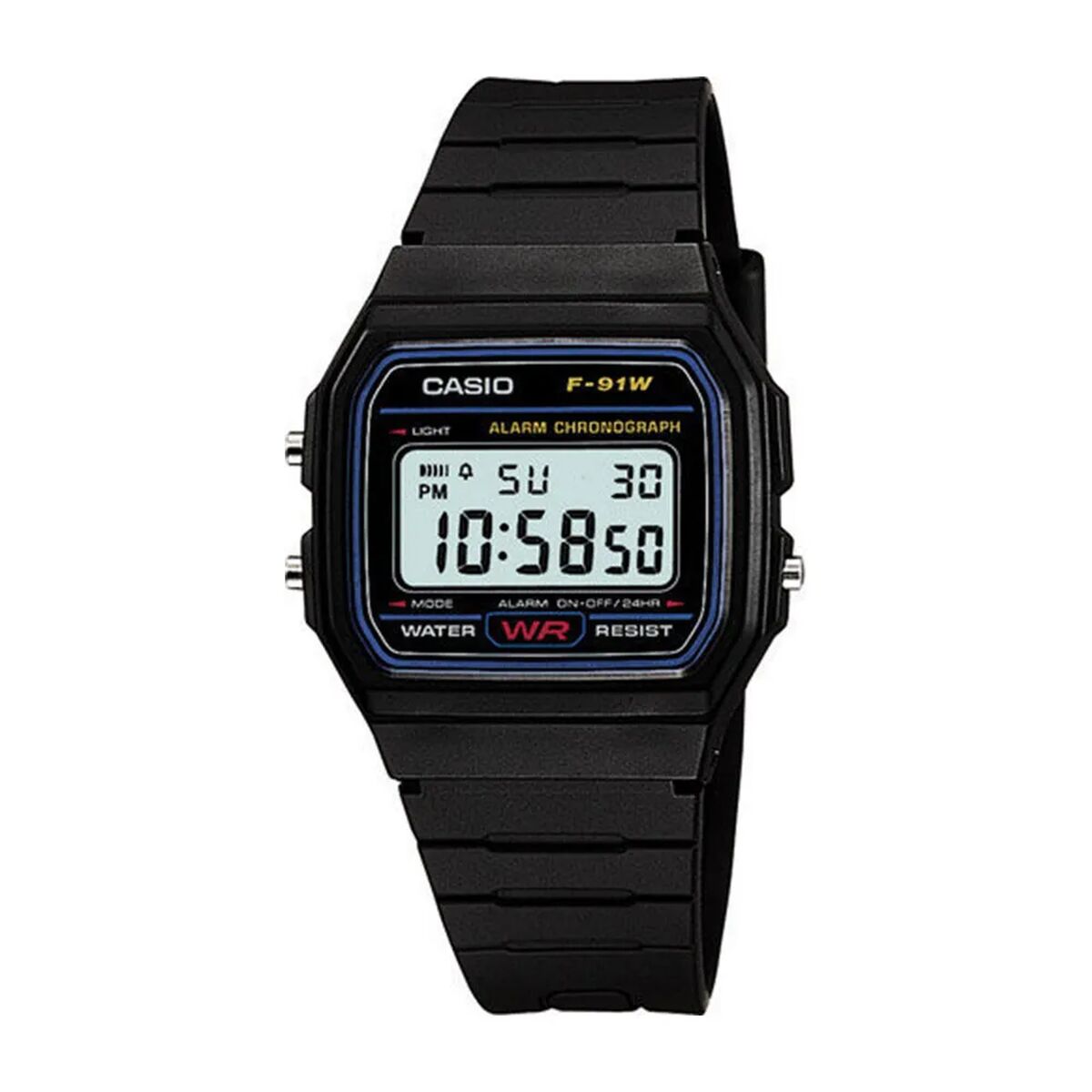 Herrklocka Casio F-91W-1CR - 3