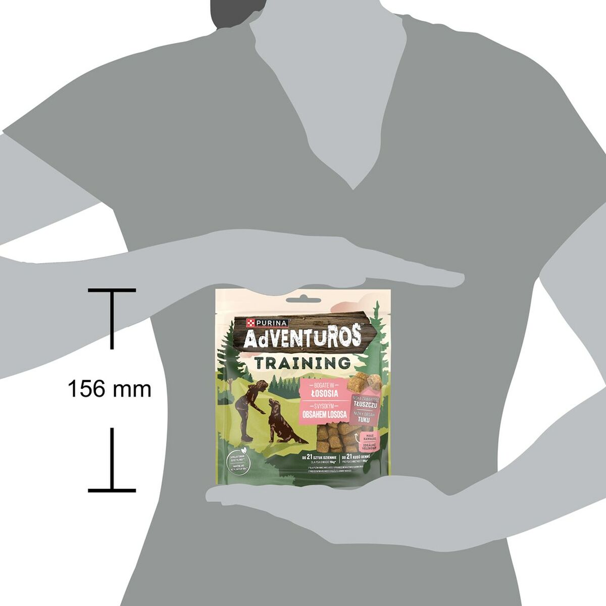 Hundgodis Purina Adventuros Adiestramiento salmon 115 g - 3