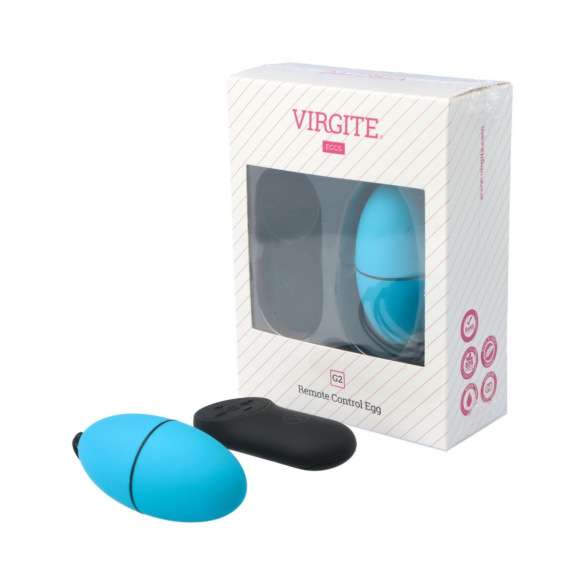 Äggvibrator Virgite Blå - 2