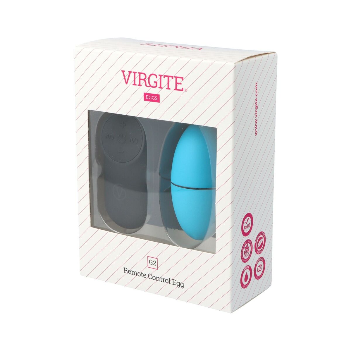 Äggvibrator Virgite Blå - 3