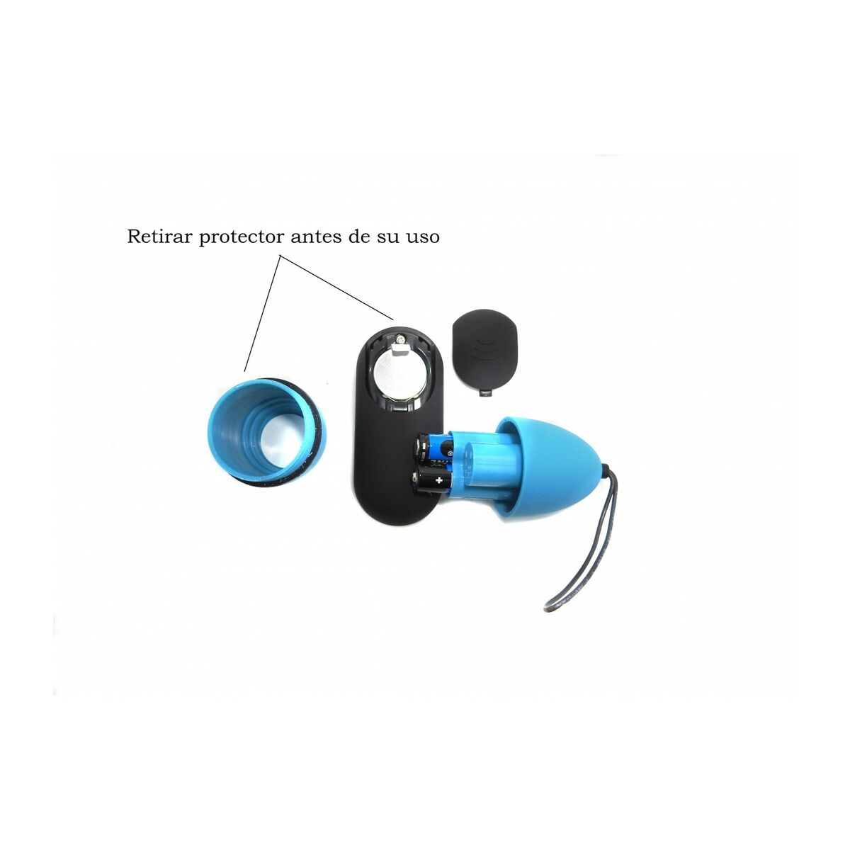 Äggvibrator Virgite Blå - 6