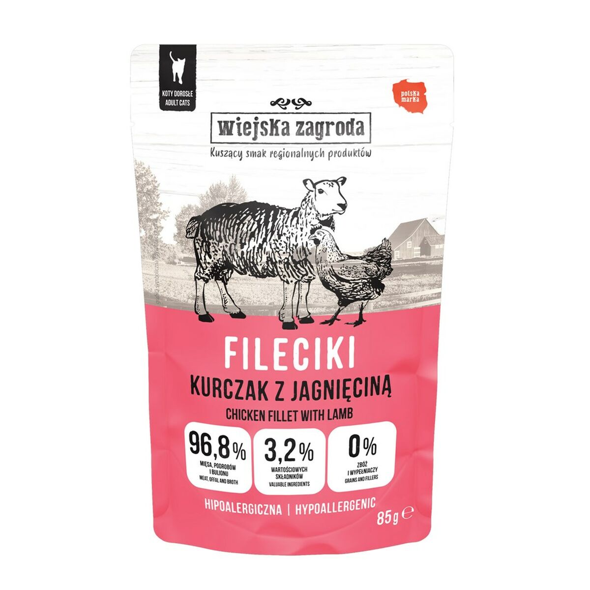 Kattmat WIEJSKA ZAGRODA Kyckling 85 g