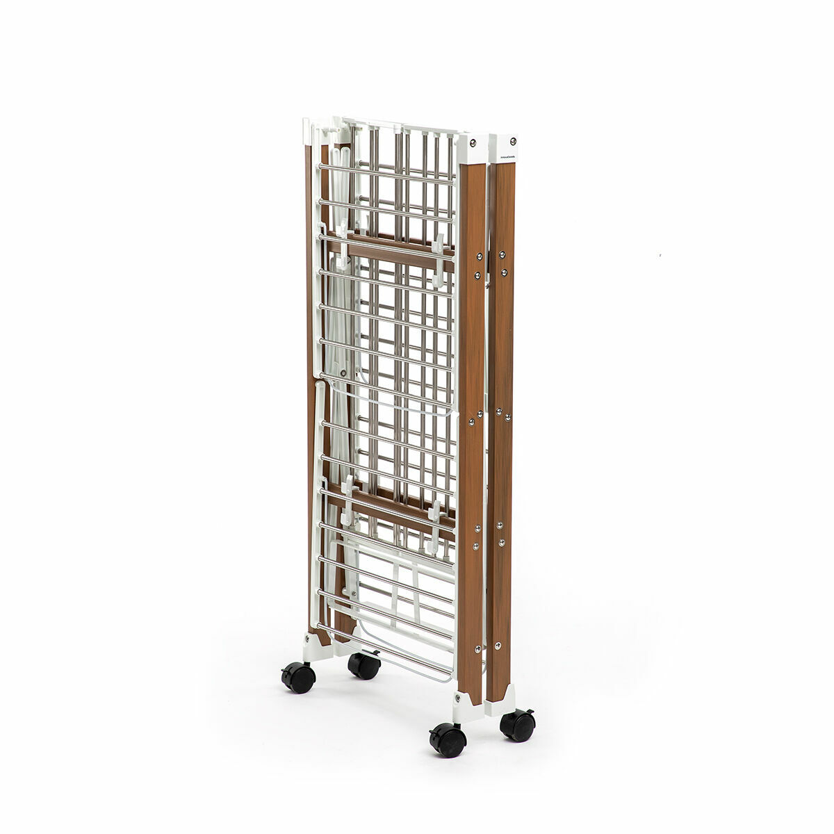 Vertikalt hopfällbart torkställ med hjul Dreeyl InnovaGoods 38 stänger - 5