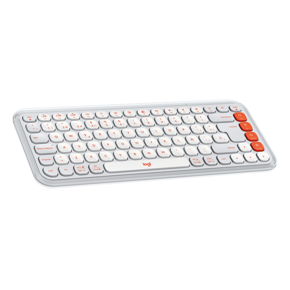 Tangentbord Logitech 920-013069 Vit - 2