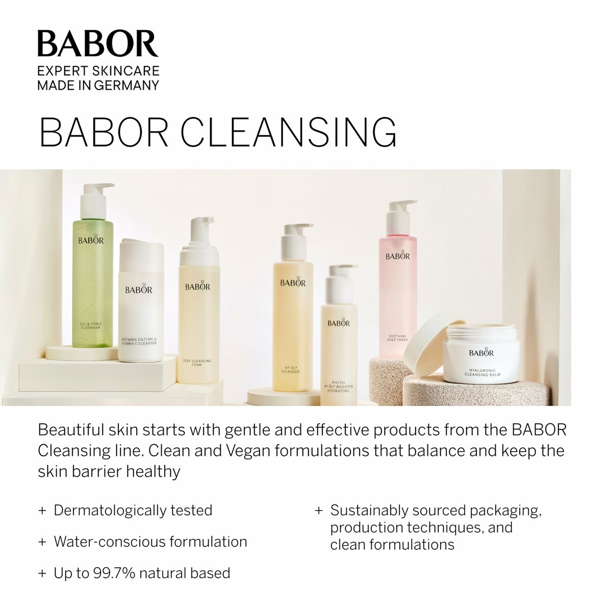 Ansiktsrengöring Babor Hyol Cleanser 200 ml - 3