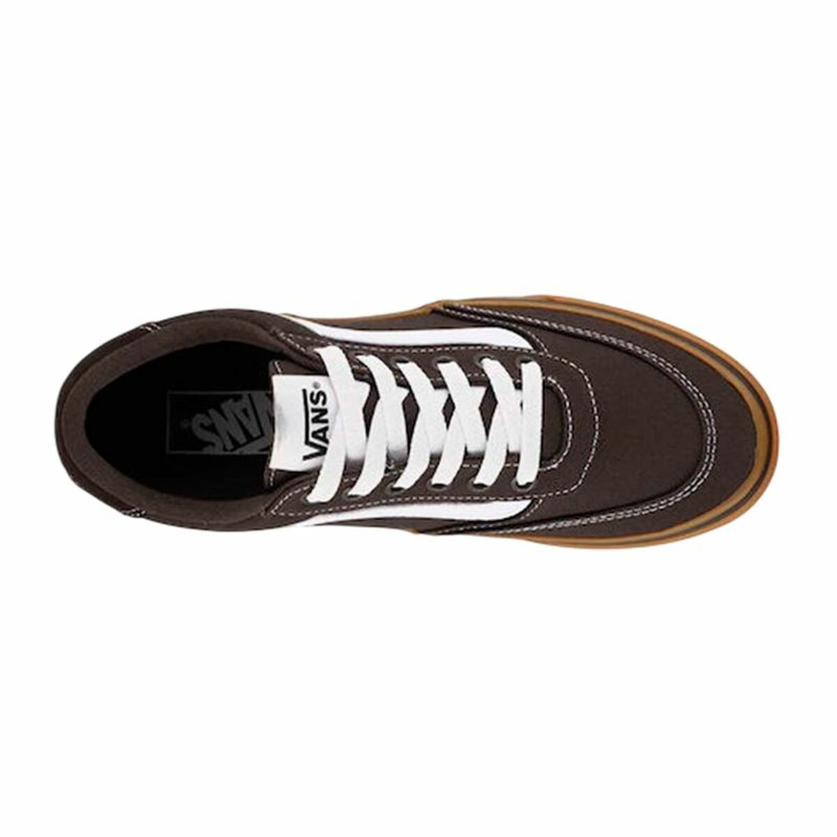 Gymnastikskor, Herr Vans Brooklyn Ls Cgum Turki Mörkröd - 3