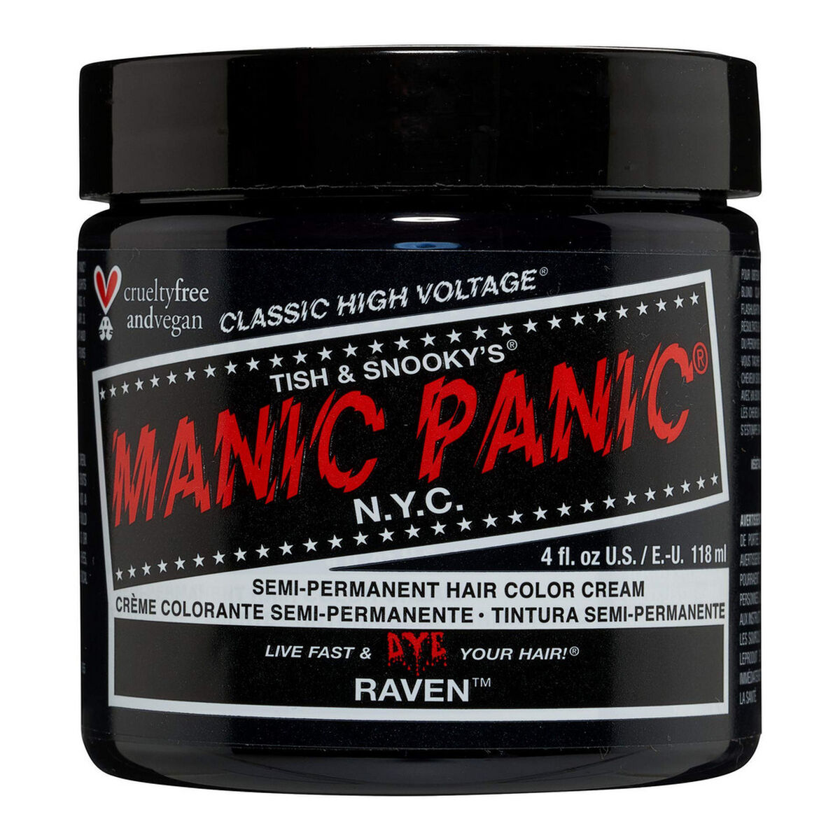 Permanent färg Classic Manic Panic ?HCR 11007 raven (118 ml)