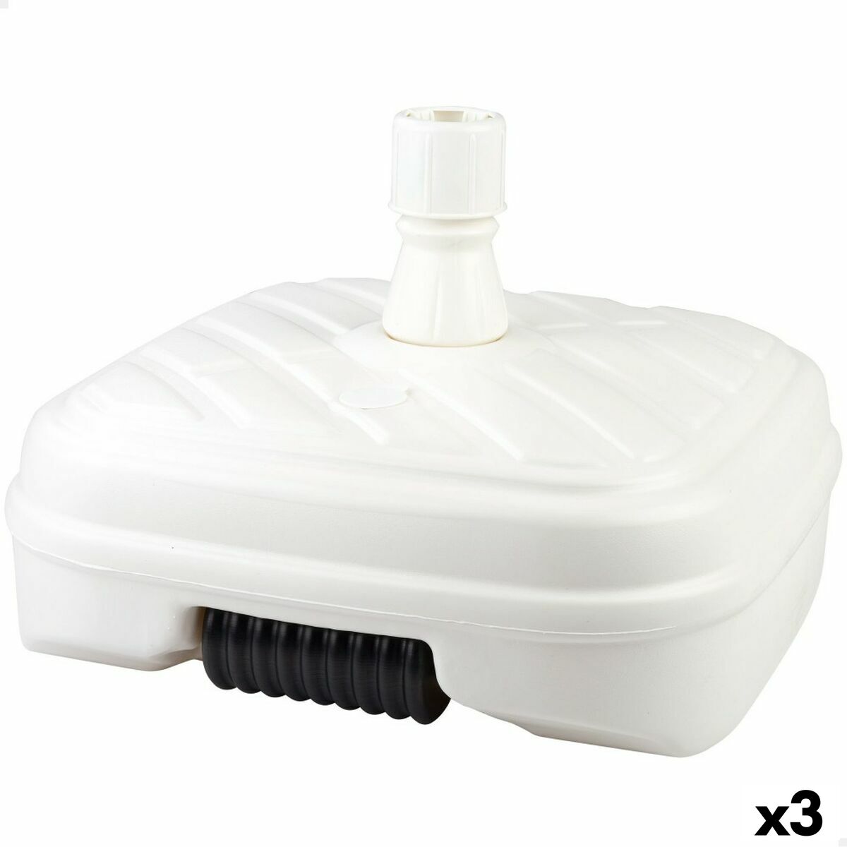 Parasollfot Aktive Vit Plast 56 x 40 x 56 cm (3 antal) - 3