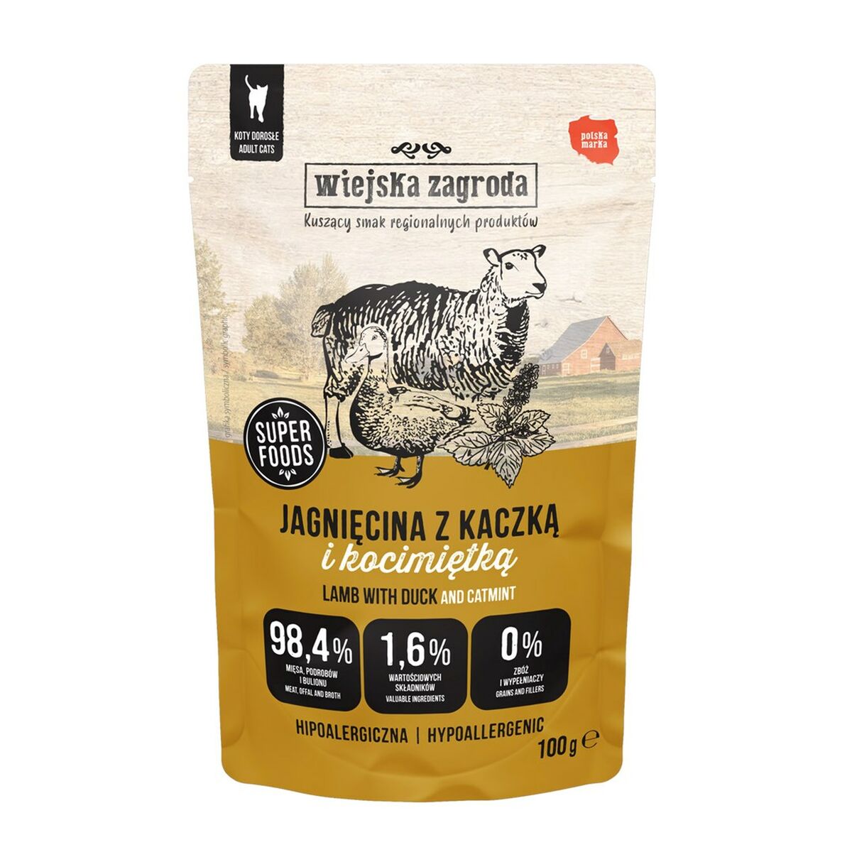 Kattmat WIEJSKA ZAGRODA 100 g