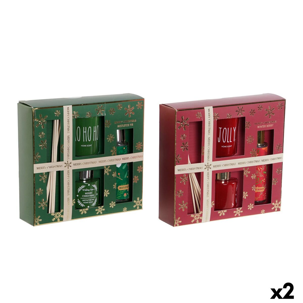Parfympinnar DKD Home Decor (2 antal) - 4