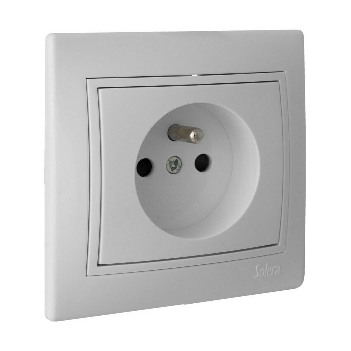 Plug-in base Solera erp60fu Franska Europeisk 250 V 16 A Inbäddad, inbyggd - 2
