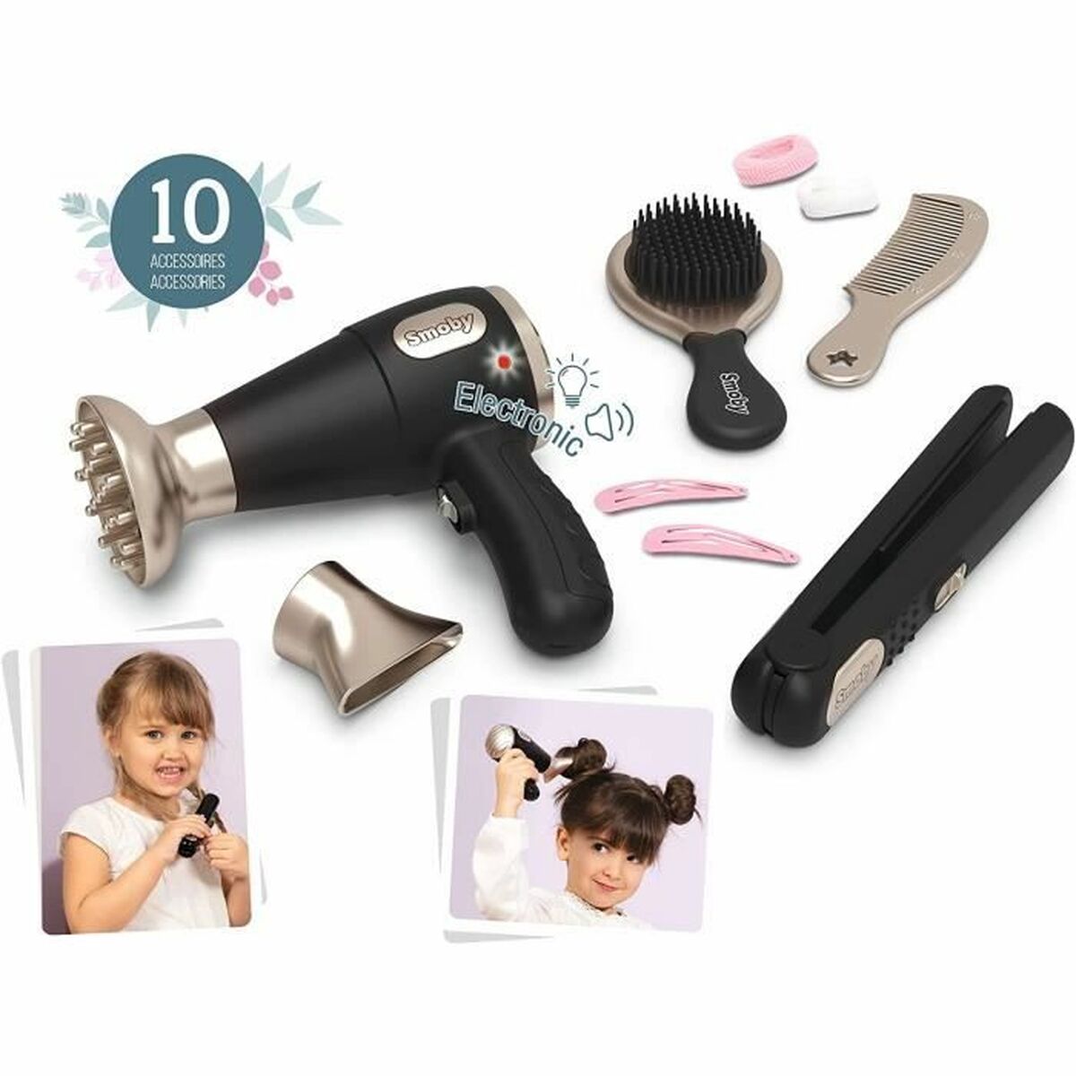Kosmetikset Barn Smoby My beauty hair set - 4