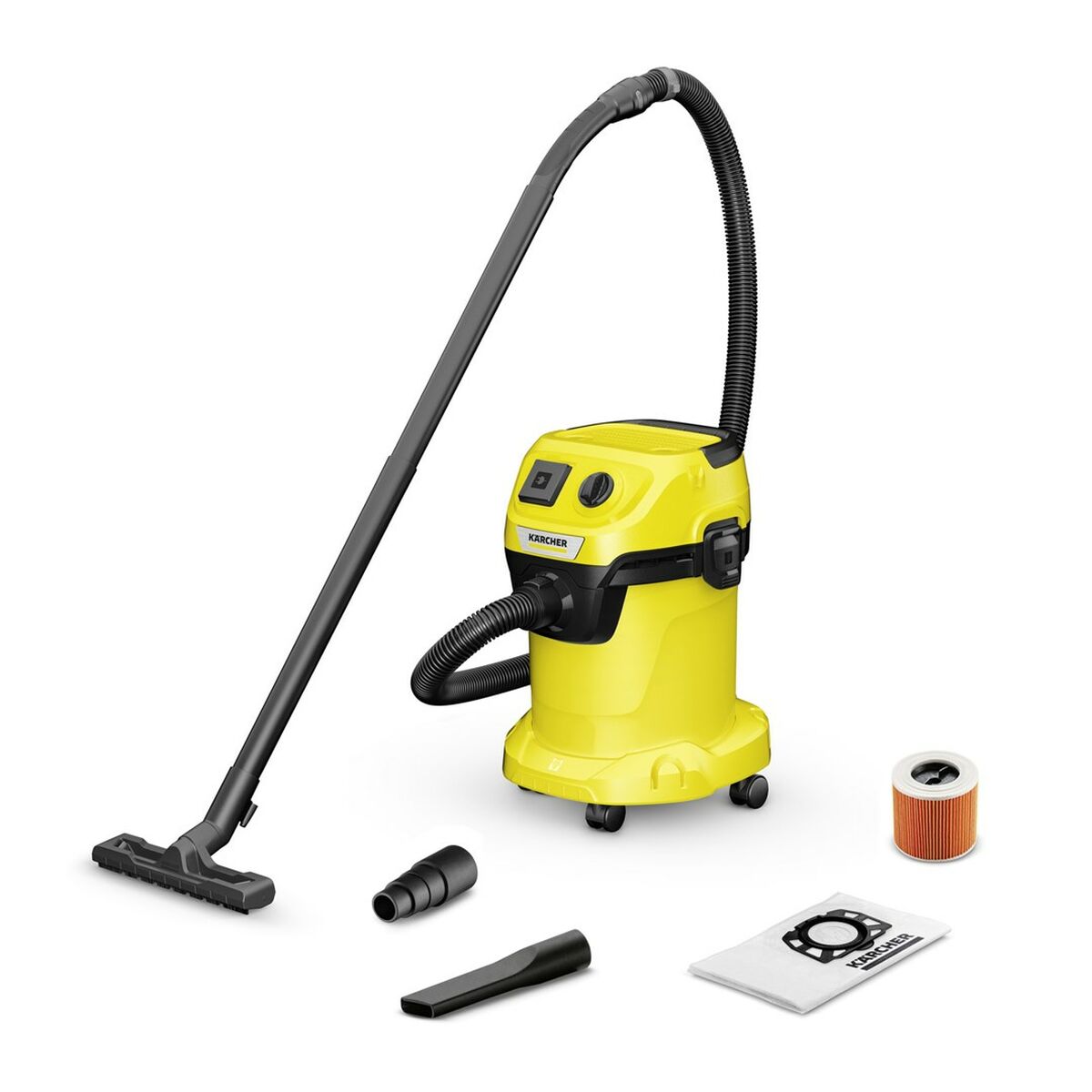Utsug Kärcher WD 3 P V-17/4/20 Gul Svart 1000 W