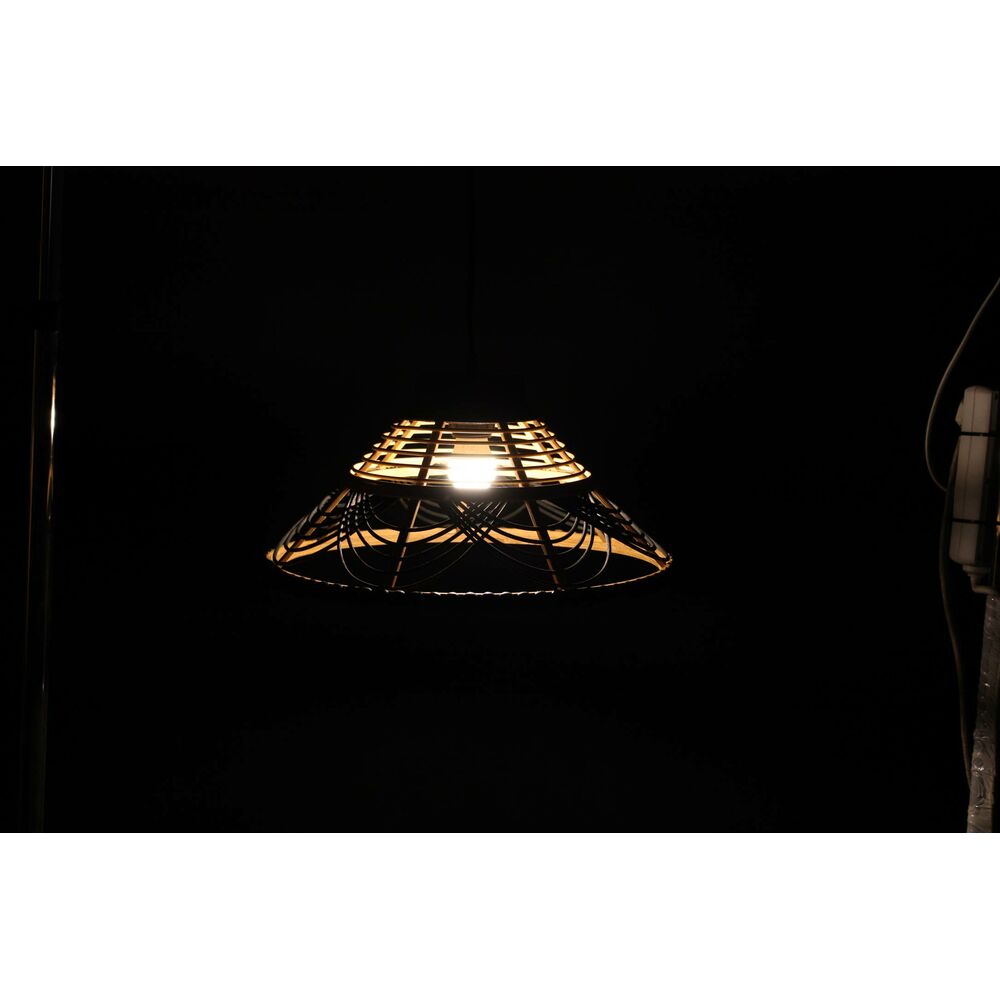 Taklampa DKD Home Decor Rattan Dvobarvna 50 W (41 x 41 x 21 cm) - 2