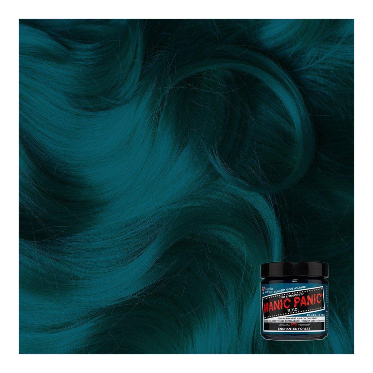Permanent färg Classic Manic Panic ?612600110098 Enchantes Forest (118 ml) - 3